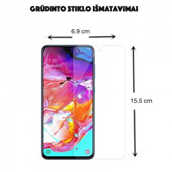 Apsauginis stikliukas telefonui (GALAXY A70) Apsauginis stikliukas telefonui (GALAXY A70)